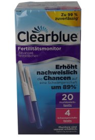 CLEARBLUE Fertilitätsmonitor Teststäbchen 20+4