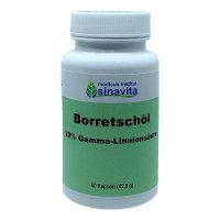 BORRETSCHÖL 20% Gamma-Linolensäure 60 Kapseln