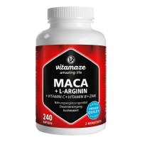 MACA 4:1 hochdosiert+L-Arginin Kapseln