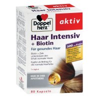 DOPPELHERZ Haar Intensiv+Biotin Kapseln