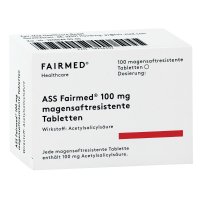 ASS Fairmed 100 mg magensaftres.Tabletten