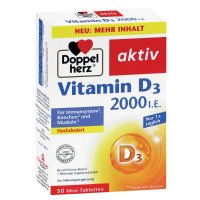 DOPPELHERZ Vitamin D3 2000 I.E. Tabletten