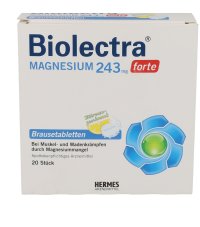 BIOLECTRA Magnesium 243 mg forte Zitrone Br.-Tabl.