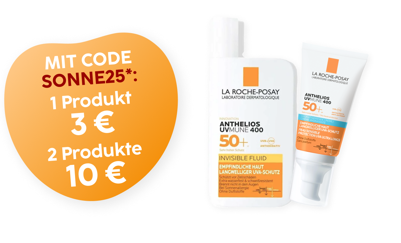 Anzeige: Spare jetzt bis zu 10 € Rabatt auf LA ROCHE-POSAY Sonnenprodukte mit dem Code SONNE25