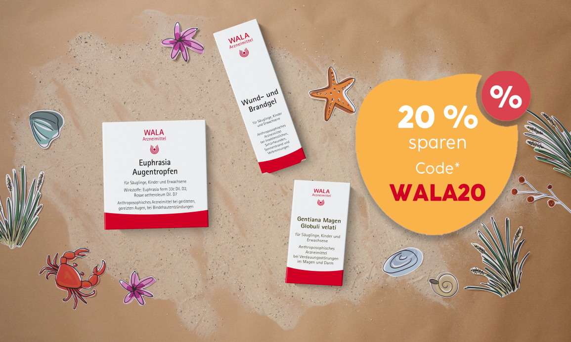 Anzeige: 20 % Rabatt auf die WALA Reiseapotheke mit dem Code WALA20