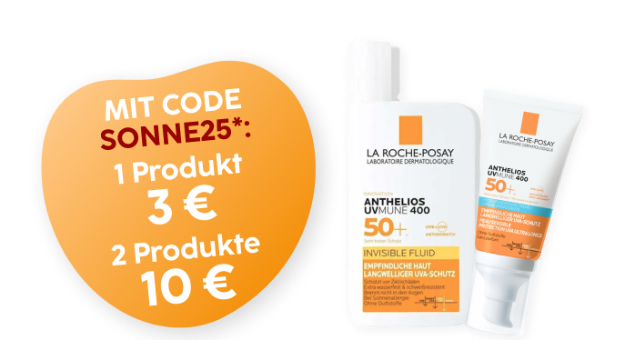 Anzeige: Spare jetzt bis zu 10 € Rabatt auf LA ROCHE-POSAY Sonnenprodukte mit dem Code SONNE25